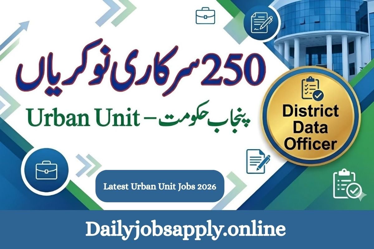 Latest Urban Unit Lahore Jobs 2026